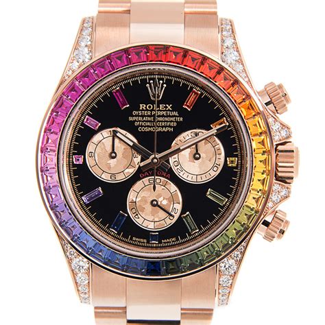 rolex daytona rainbow cosmograph|Rolex 116595 rainbow price.